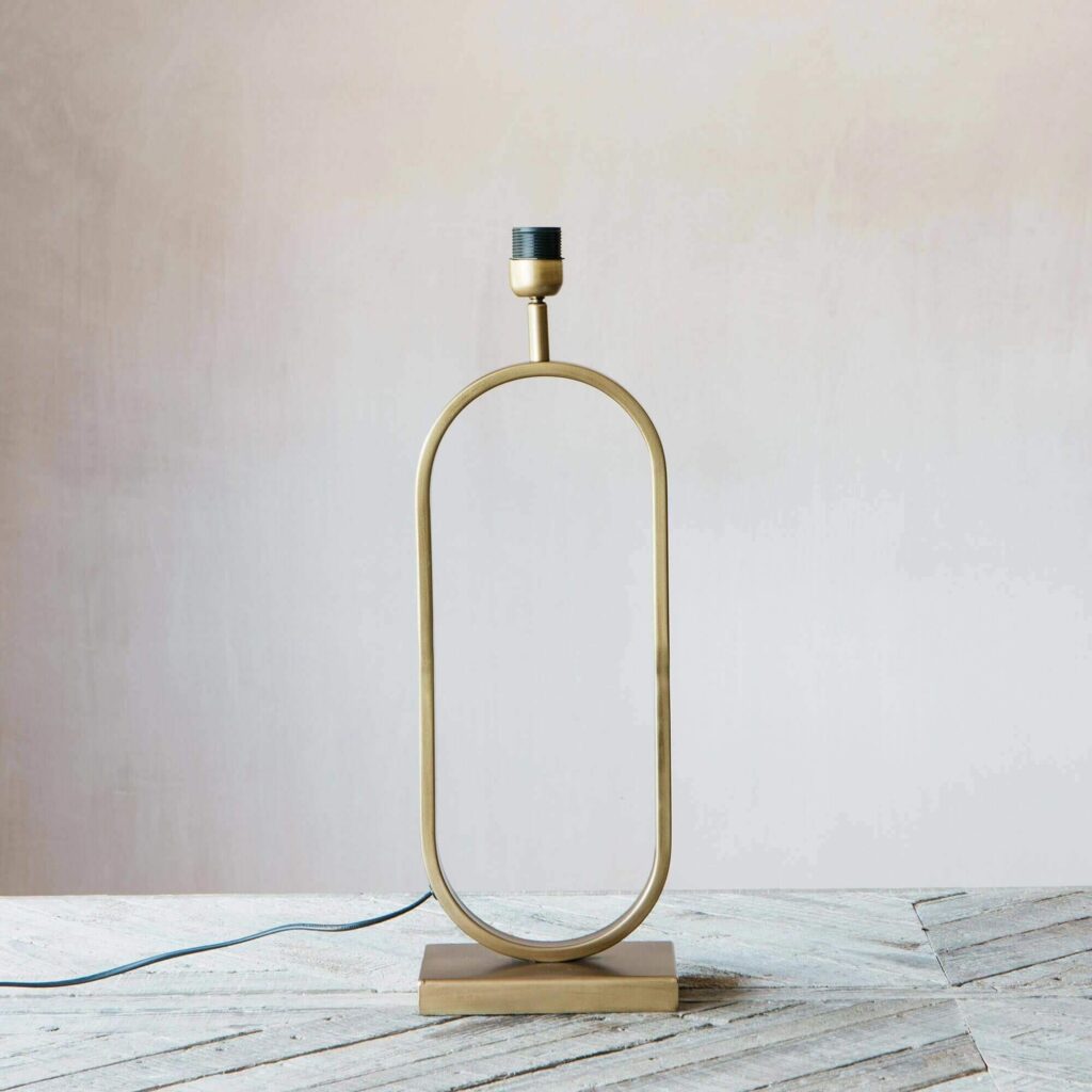 Tall Brass Table Lamp Base