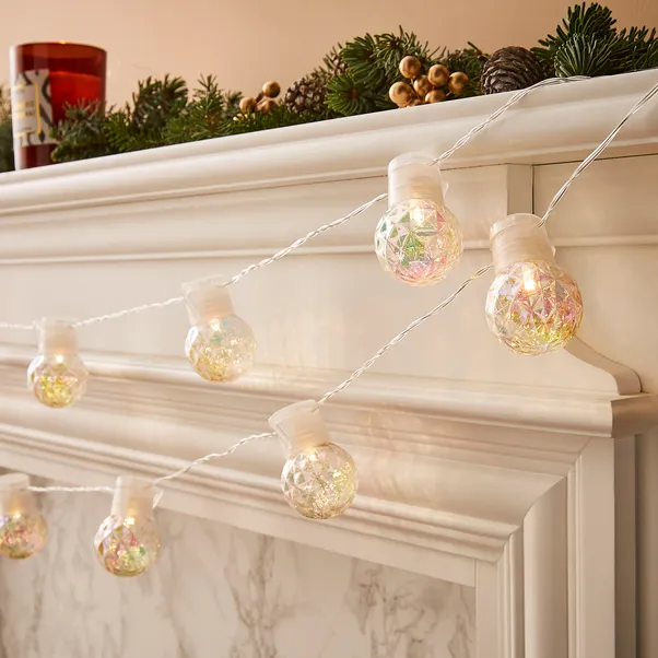 Iridescent Christmas Tree Decorations