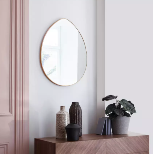 Organic Shaped Mirrors Our Top 5 On, Argos Full Length Frameless Wall Mirror