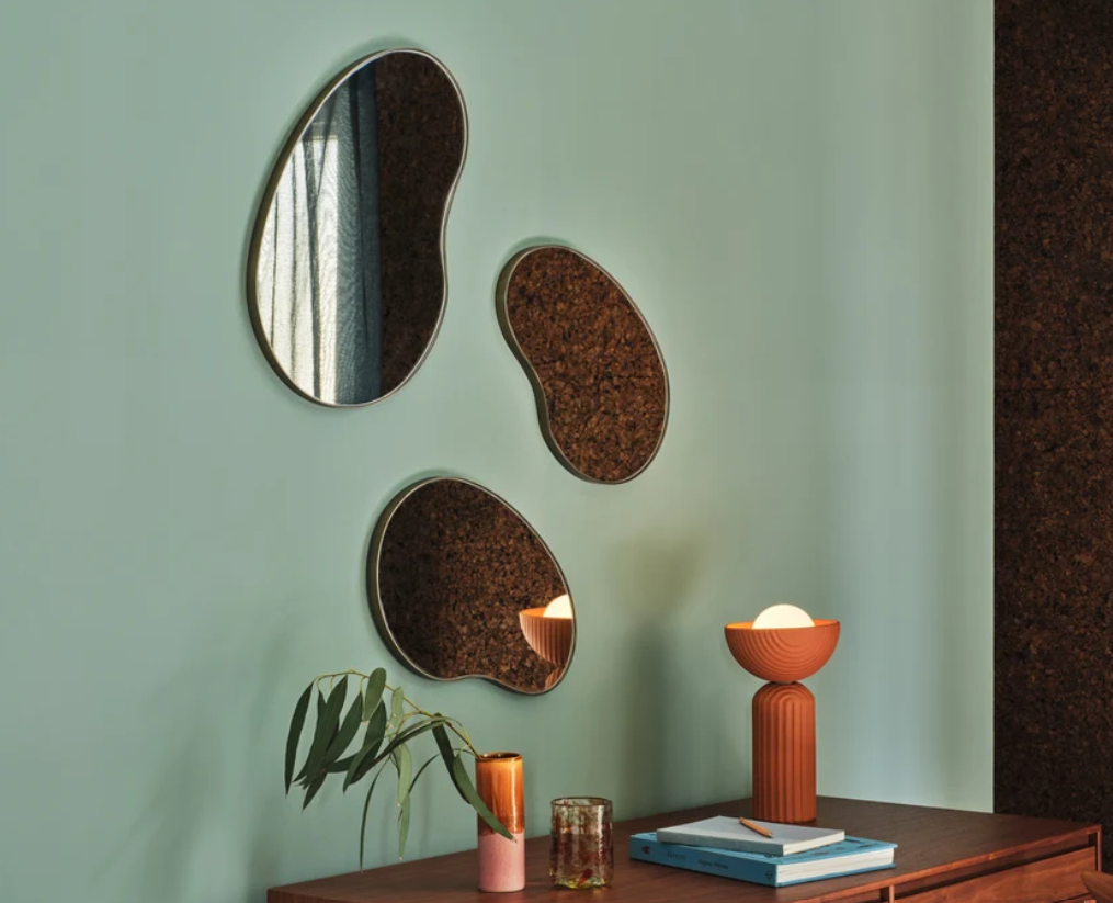 Organic Pebble Mirrors