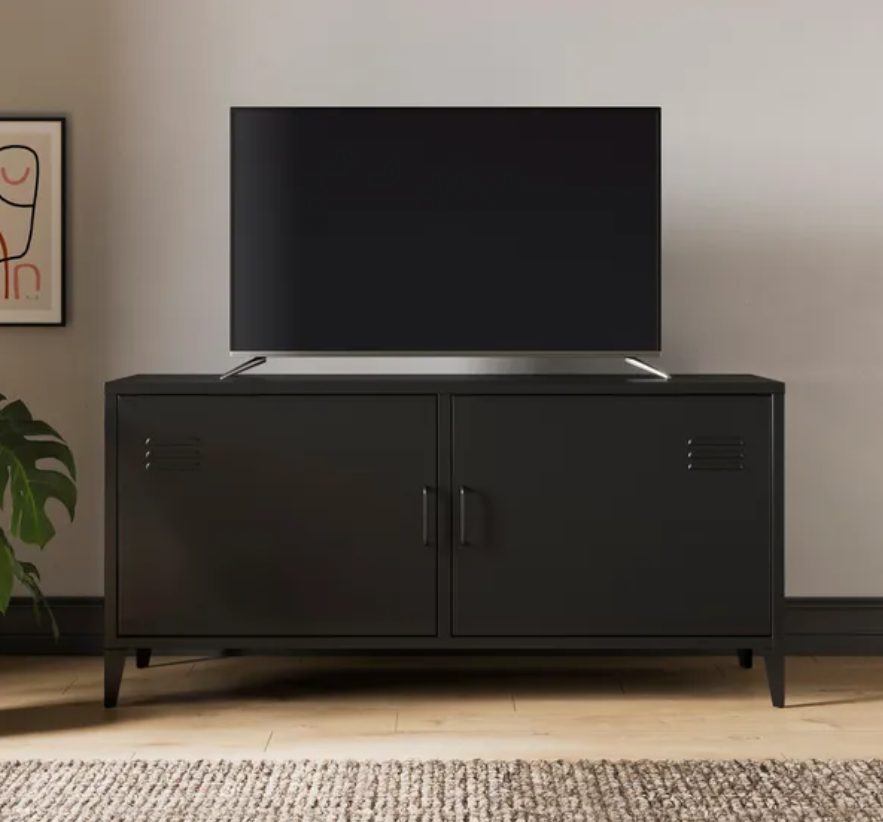black tv cabinet locker